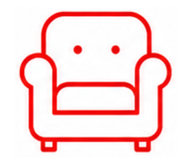 Furniture and mattress removal pictograph