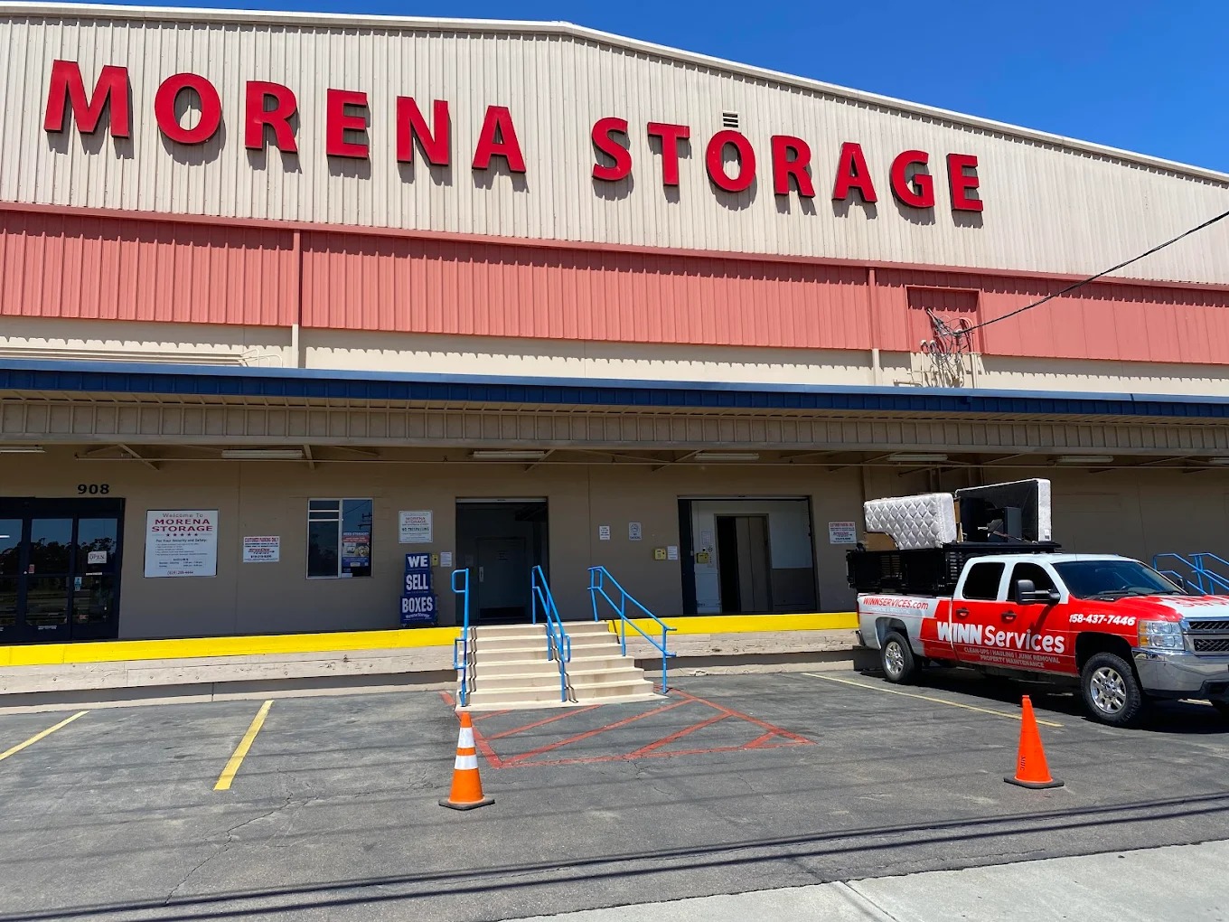 WINN Services commercial cleanup at storage facility